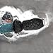 MATCC Ice Scraper Mitt Windshield Snow Scrapers with Waterproof Snow Remover Glove Lined of Thick Fleece Black