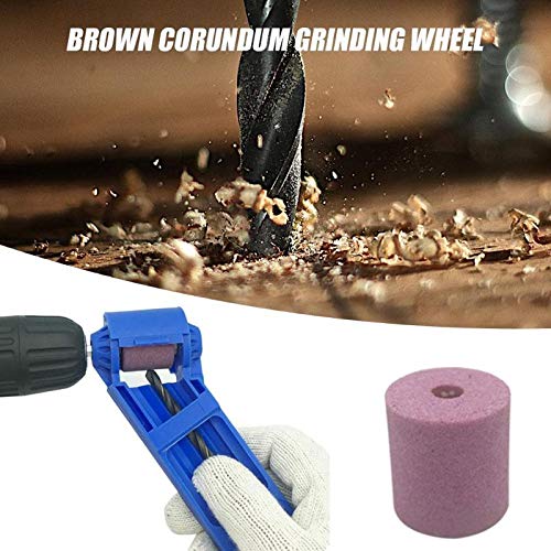 Meka-supplies - Corundum Wheel Portable Drill Bit Sharpener Wear Resisting Grinding Wheel for Household Drill bit Parts Tools Hand Tool Accs