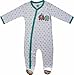 Beryl of Monkeys Unisex-Baby Newborn Organic Footie Sleeper