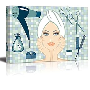 Beauty Salon Bliss - Canvas Art