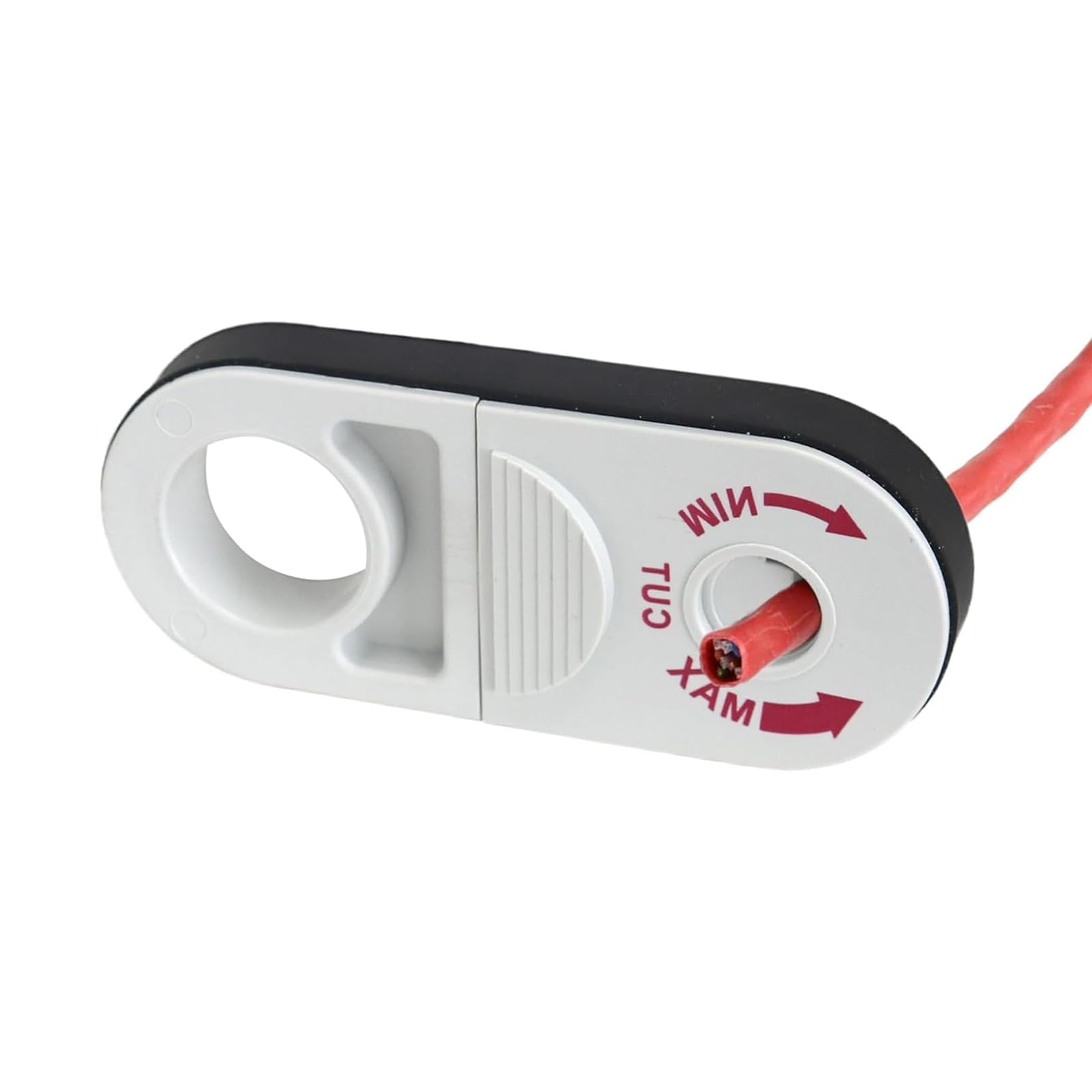 DEFIYEAR Wire Strippers - Universal Network Wire Stripping Tool Plastic, Professional Coaxial Cable Stripper for Cat5e Cat6 Cat7 Cat8, Cable Cutters Suitable for Stripping Wire Cable Copper (White)