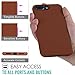Pofesun Liquid Silicone Case Compatible with iPhone 8 Plus (2017)/ iPhone 7 Plus (2016) 5.5 inch, Gel Rubber Full Body Protection Shockproof Cover Case, 5 Pack -Black/Red/Brown/Purple/Rose