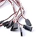 Qunqi 10packs 300mm Male to Female Servo Extension Lead Wire Cable for KK MWC Eagle Control Board
