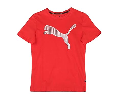 t shirt puma bambino rosso