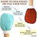 Elbahya Exfoliating Mitt Body Kessa Hammam - Body Tool Remover of Dead & Dry Skin or Keratosis Pilaris, Made of 100% Viscose Fiber (Red Pack of 1)