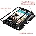 Fit LG G3 , One Tough Shield Hybrid 3-Layer Phone Case (Black/Black) for LG G3 - (Victorian Blue/Black)