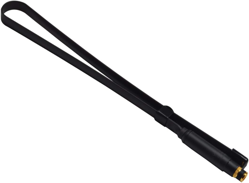 HYS Tactical/Foldable Antenna Dual Band 144/430Mhz BNC Connector 31.5inch/800mm Antenna for Icom IC-V80 IC-V82 IC-V85 Two Way Radio Kenwood TK300 TK310 TK320 TK308 Walkie Talkie