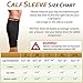 CopperJoint Calf Compression Sleeve, #1 Copper Infused Fit Support - GUARANTEED Recovery - Wear Anywhere - Single