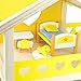 Wooden Dollhouse Furniture|Made of Safe Wood and Bright Water-Based Paint|Compatible with Most Doll Houses|Children's Bedroom