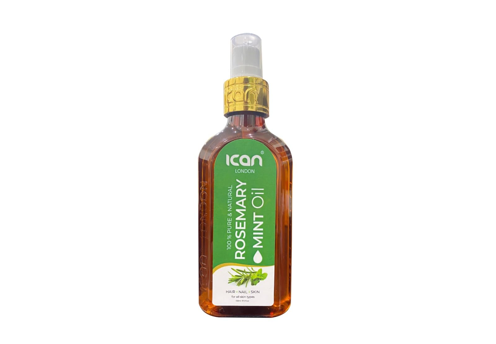 ican London Strengthening & Healthy Hair Growth Rosemary Mint Treatment Oil 150ml