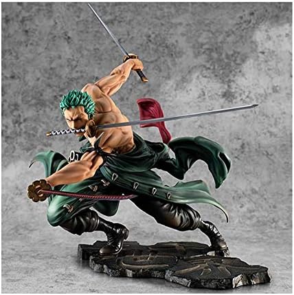 PAPRING Luffy Statue 6.5 inch Hot PVC Action Figure Roronoa Zoro Anime Monkey D Small Figures Toy Mini Model Doll Christmas Halloween Birthday Gift Decoration Collection Collectible for Kids Adults