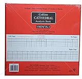Collins Cathedral 150 Series Analysis Book 96pp 4 Debit 16 Credit Columns Red