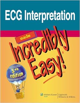 Buy Ecg Interpretation Made Incredibly Easy Incredibly Easy Series Book Online At Low Prices In India Ecg Interpretation Made Incredibly Easy Incredibly Easy Series Reviews Ratings Amazon In