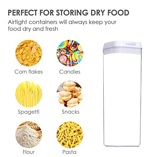 Vtopmart Airtight Food Storage Containers, 4 Pieces BPA Free Plastic