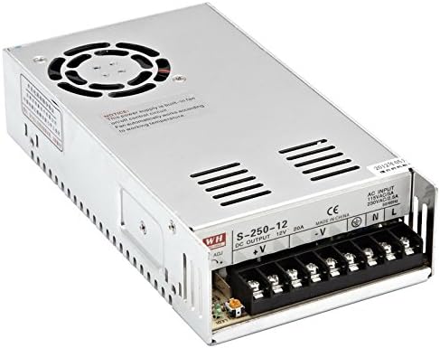 250W 24V Switch Power Supply DC power S-250-24 10A Single Output Foaming Mill Cut Laser Engraver Plasma
