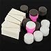 KeyZone 1 Set Nail Art Gradient Sponge Stamp Stamper Shade Transfer Template Polish Manicure Tool Nail Picking Dotting Gradient Nail Art Stamping Kit