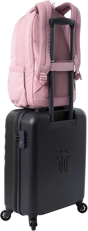 - Mochila para portátil de 15,4 polegadas, modelo Steif ino, capacidade 21 l, compartimento para tablets de 10", bolso para garrafa, alça de mala, encosto ergonómico, tiras em S, cor Keepsake Lilas.