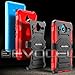 Lumia 640 XL Case, Evocel [New Generation Series] Belt Clip Holster, Kickstand, & Dual Layer for Microsoft Lumia 640 XL, Red (EVO-NK640XL-XX03)