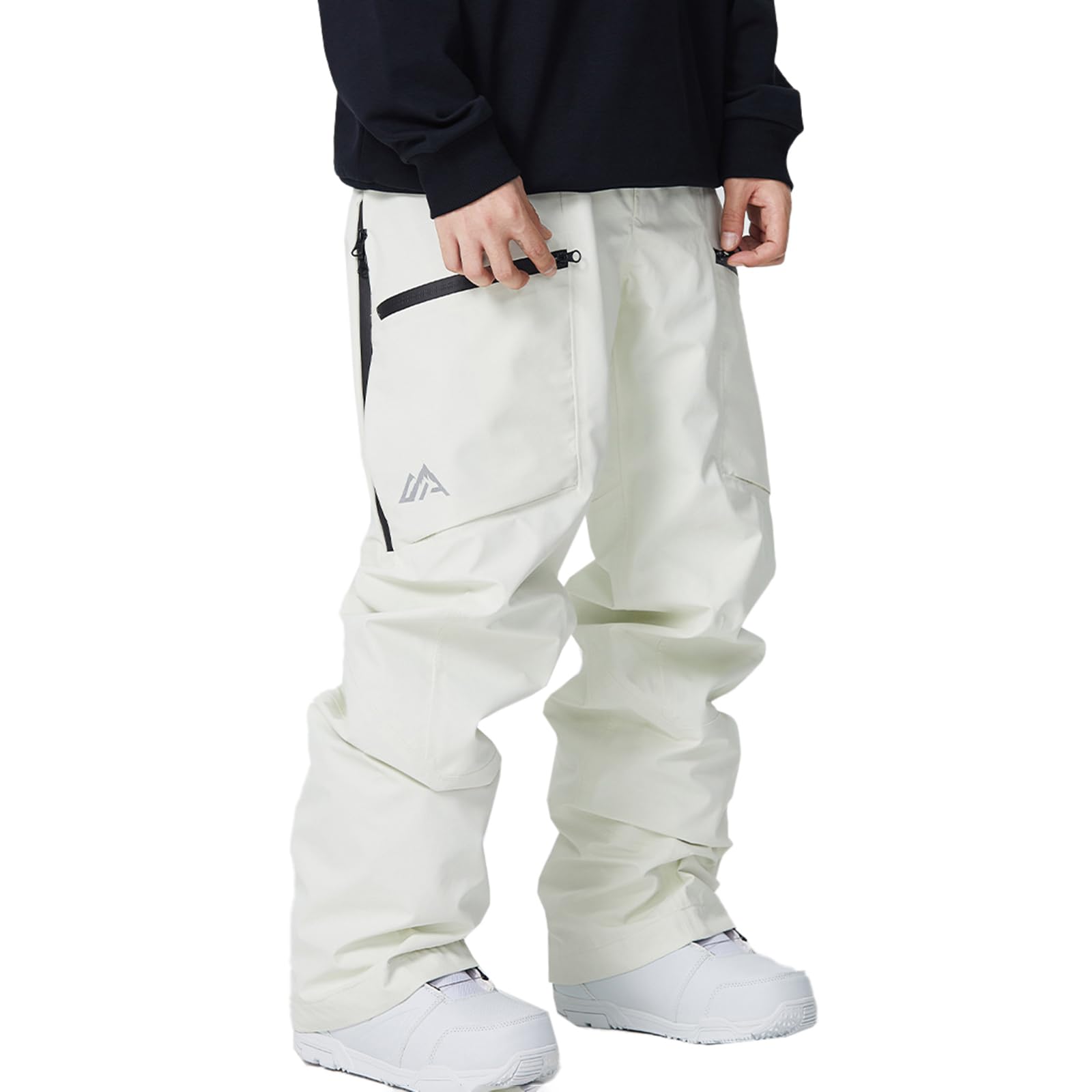 Thermal Warm High Waterproof Windproof Green Snowboard & Ski Pants