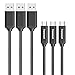 USB Type C Cable,Tronsmart Type-C to USB-A Sync&Charging Cable for Samsung Galaxy S8 S8+, Google Pixel, Nexus 6P 5X, LG G6 and More(3 Packs, 1ft x 1, 3.3ft x 1, 6ft x 1)
