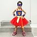 AQTOPS Super Hero Costume Little Girls