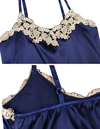 iClosam-Sexy-Sottoveste-Donna-Camicia-da-Notte-Donna-Seta-Babydoll-Donna-Sottoveste-Sexy-Sposa-Kimono-e-Damigelle
