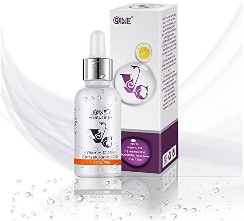 Vitamin C Serum for Face 25% Anti Aging Serum Face Serum With Hyaluronic Acid - Facial Serum with Vitamin E for Wrinkles, Moisturizing, Firming and Skin Tone