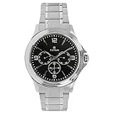 Titan Men's Contemporary Chronograph/Multi Function Work Wear,Quartz,Analog, Water Resistant Wrist Watch