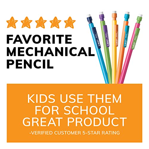 BIC XtraStrong Thick Lead Mechanical Pencil, With Colorful Barrel