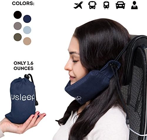 Usleep Travel Pillow (Dark Blue)