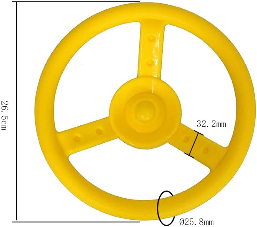 Alvinlite Steering Wheel Attachment Playground Swing Set Accessories Replacement (Red) Playground