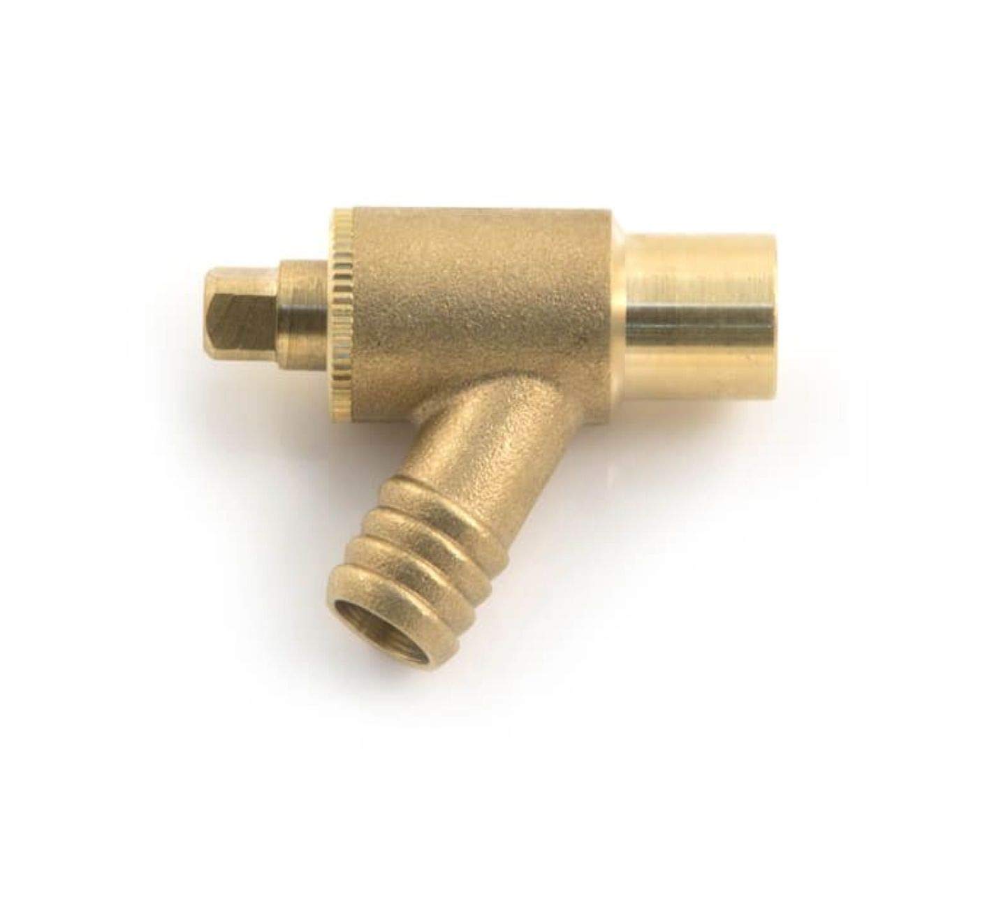 PSW TRADE SUPPLIERS LTD Type A Brass Drain Cock 15mm, Gold Finish