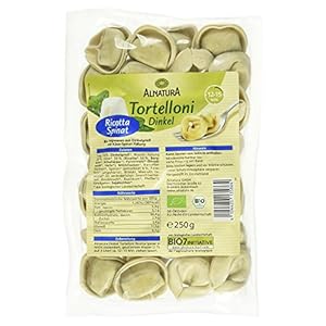 Alnatura Bio Dinkeltortelloni Ricotta-Spinat, 250g