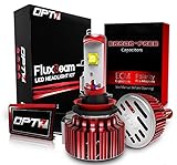 OPT7 FluxBeam H11 LED Headlight Kit w/Clear Arc-Beam Bulbs -...