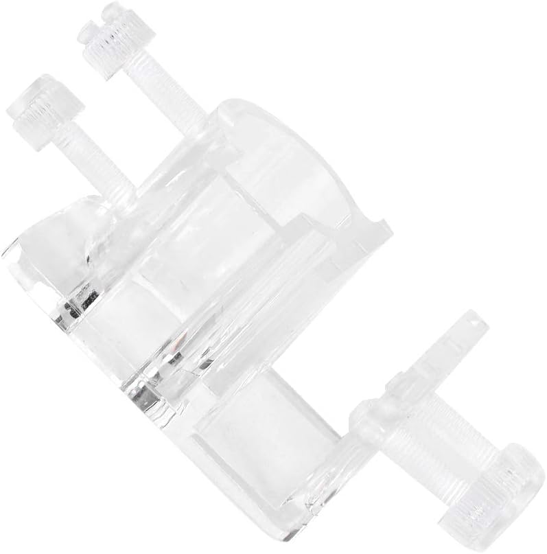 Water Pipe Fixation Clamp, Acrylic Transparent Aquarium Fish Tank Water Pipe Rack Single Hole Hose Fixing Clamp Tank Accessories(21mm) - Image 4