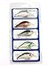 Bravefishermen Minnow CrankBaits Lot of 5pcs Fishing Lures Nature Color Tone