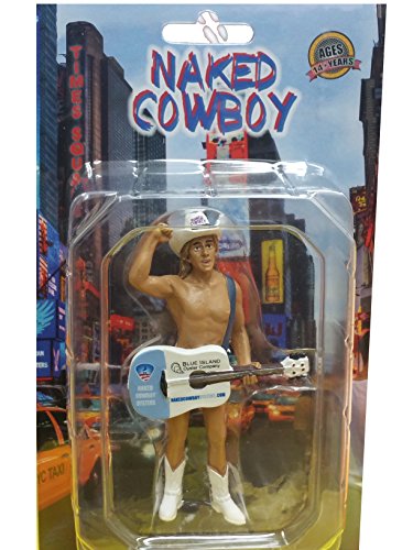 Showcasts Union Square Naked Cowboy 1/18 Scale Action Figure Blue Island Oyster Guitar