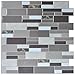 Art3B Peel & Stick Brick Kitchen Backsplash Self-Adhesive Wall Tile Stone Tan & Brown Design, 6 Sheets