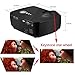 Lucky Clover 1080P HD Mini Portable Movie Projector