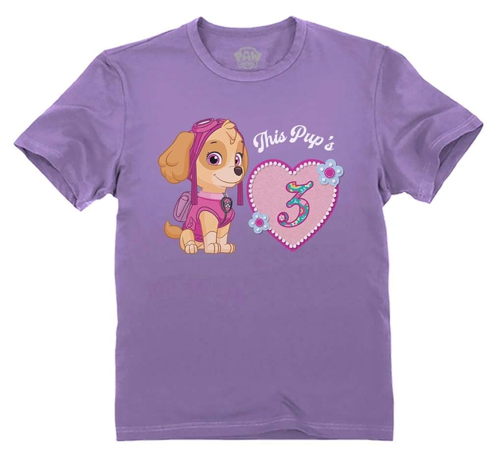 birthday girl paw patrol shirt
