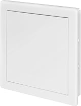 Awenta 200 x 200 mm Plastic Access Panel White Flush Door