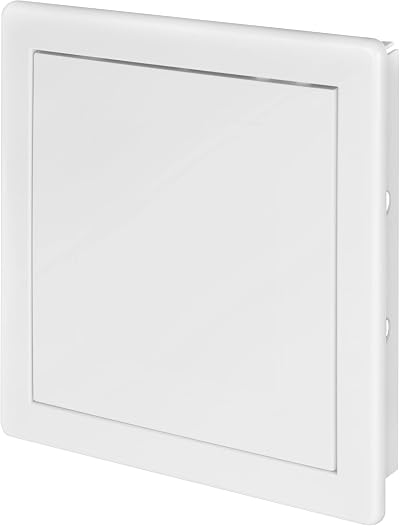 Awenta 200 x 200 mm Plastic Access Panel White Flush Door