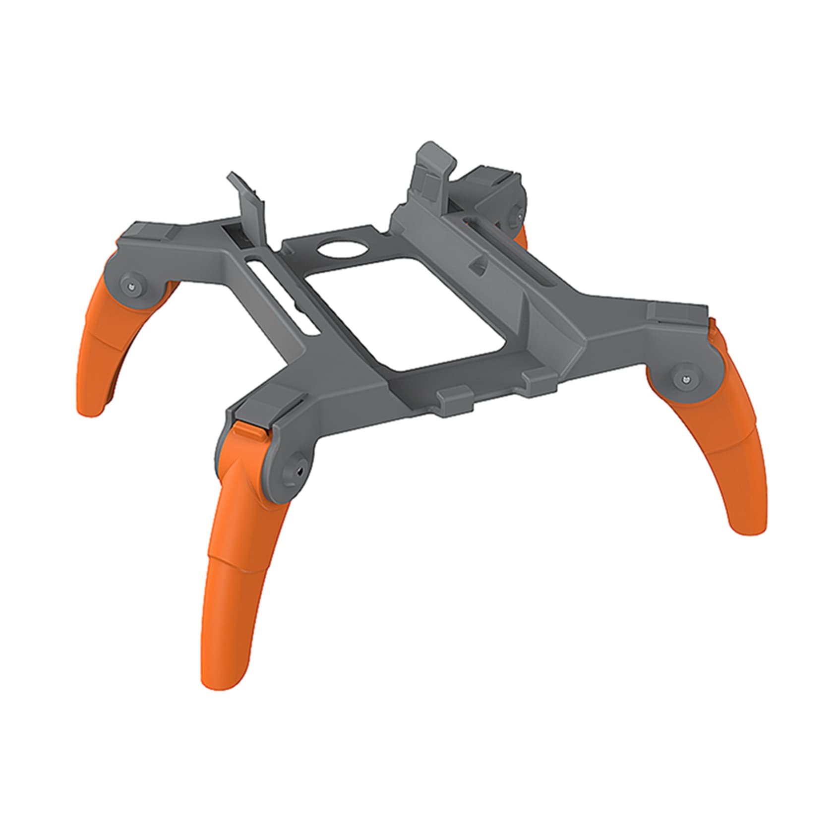 Hensych for Mavic 3 Pro Cine Drone 38mm Foldable Landing Gear Spider Feet Stand Integrated Heightening Protection Bracket Support Leg Increased Extension Protector (Orange)
