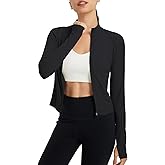 baleaf Women's UPF 50+ Sun Shirts Protection SPF Crop Jacket UV Protection Long Sleeve Full Zip Clothing Lightweight