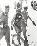 POSTER A3 NASA Grissom Onboard the USS Randolph Astronaut Virgil I. Gus Grissom pilot of the Mercury spacecraft Liberty Bell 7 arrives aboard the recovery ship U.S.S. Randolph