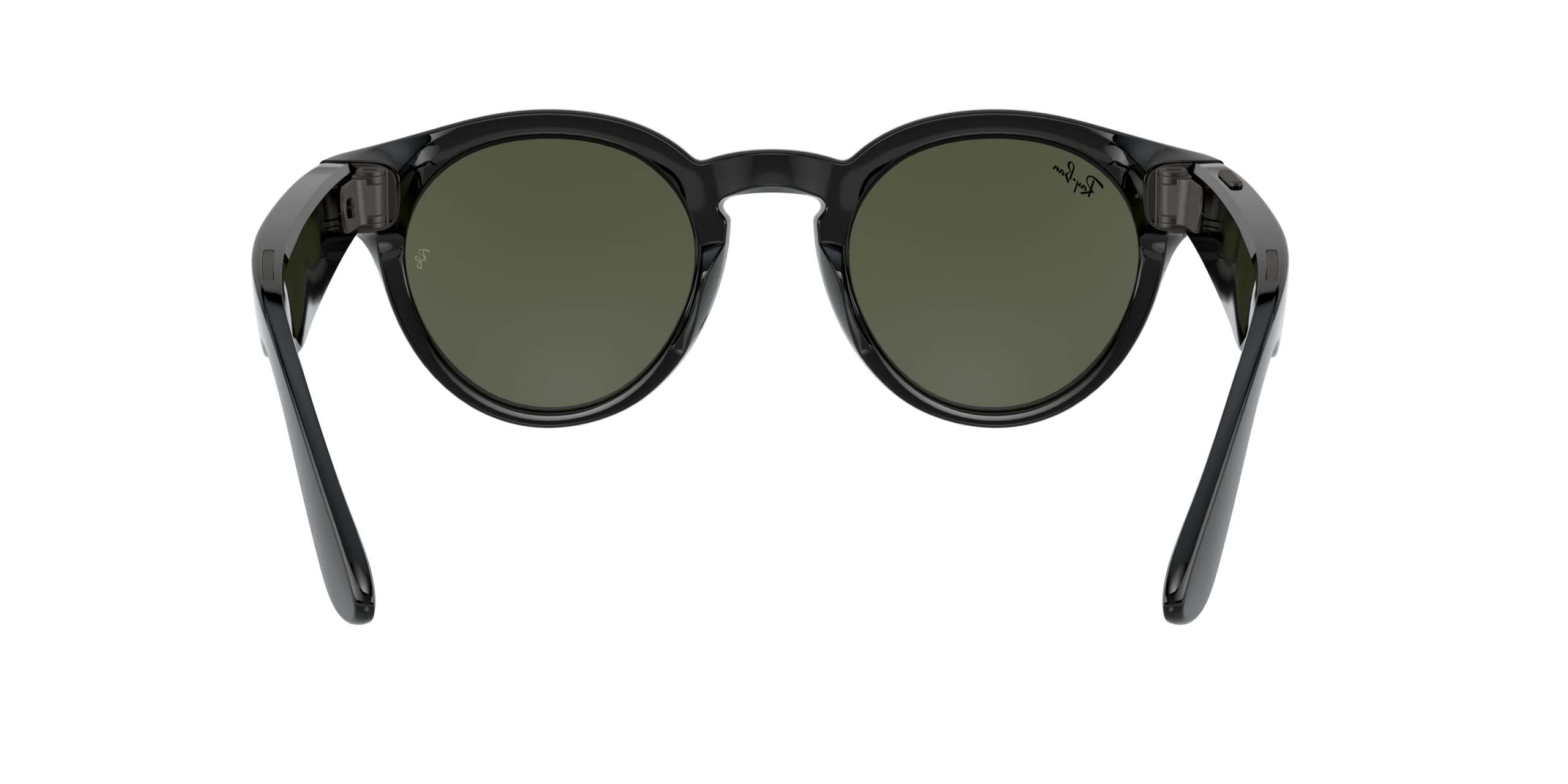 Ray-Ban Unisex Sunglasses Black Frame, Green Lenses, 48MM