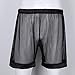 Freebily Men's Sheer Mesh Boxer Shorts Smooth Briefs Underwear Black Medium(Waist:31.0-52.5
