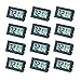 Humidity Gauge,Newlight66 Digital Hygrometer Indoor Outdoor Hygrometer Thermometer (°F) for Home Car Greenhouse（12 Pack)
