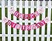 Puppy Happy Birthday Banner | Girl Birthday Sign | Paper Card Stock Bday Party Decoration - Pink