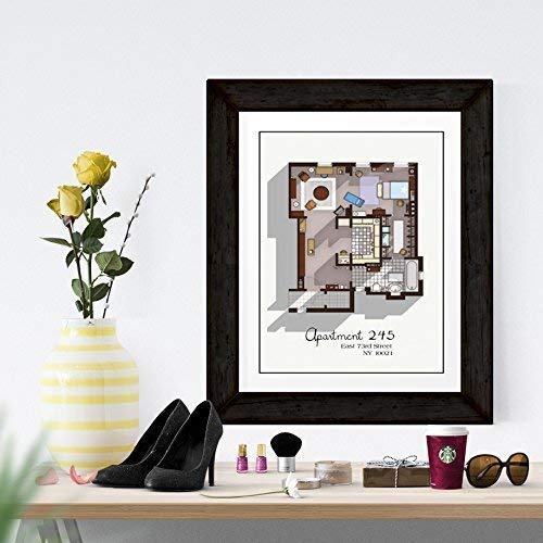 Sex And The City Apartment Famous Tv Show Floor Plan Import